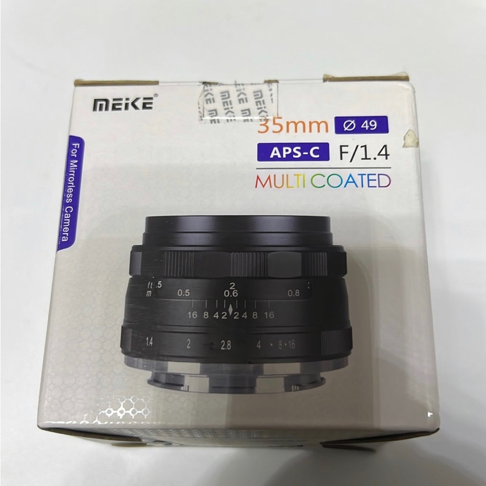 Meike 35mm F1.4 APS-C Compatible Mirrorless Cameras with Sony E Mount